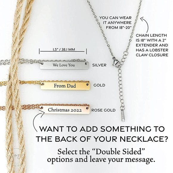 Women's Mama Bear Silver Tone Pendant Necklace Mother’s Day Gift Engrave… - Picture 3 of 3